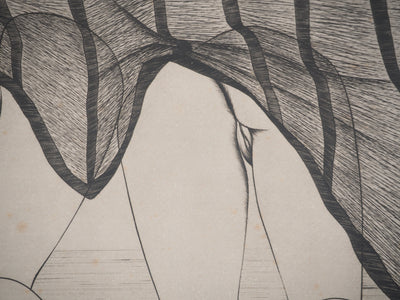 DARDILLAC : Intimité féminine (Entre-deux), Gravure originale signée