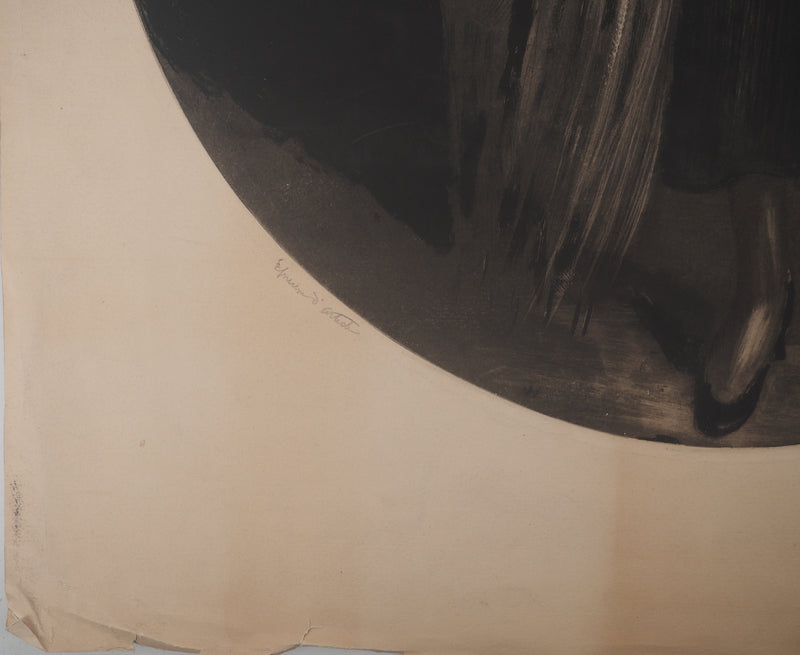 William ABLETT : Danseuse de Flamenco, Gravure originale signée