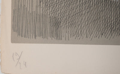 Léon GAUCHEREL: The sea, Original signed engraving