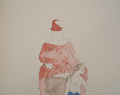 Pablo PICASSO : Saltimbanques, Lithographie et pochoir signée
