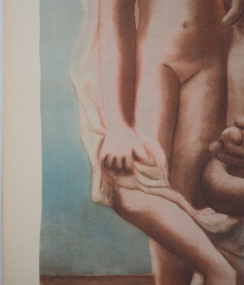 Pablo PICASSO : Deux nus, Lithographie et pochoir signée