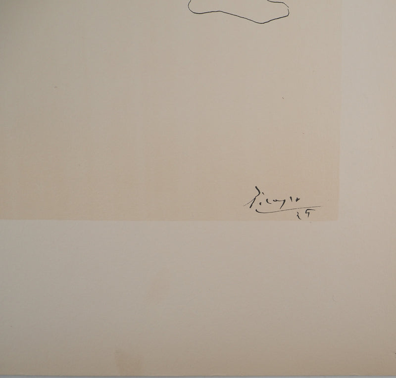 Pablo PICASSO : La danse, Lithographie et pochoir signée