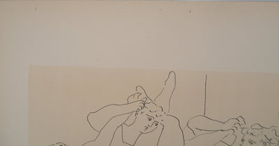 Pablo PICASSO : La danse, Lithographie et pochoir signée