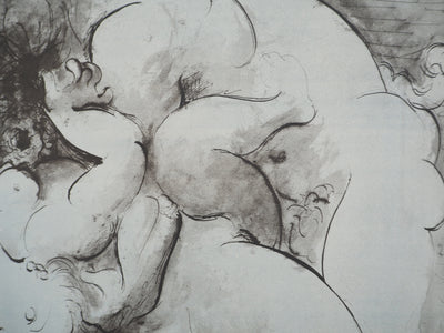 Pablo PICASSO : Le minotaure, Lithographie et pochoir signée