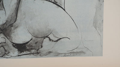 Pablo PICASSO : Le minotaure, Lithographie et pochoir signée