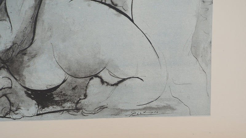 Pablo PICASSO : Le minotaure, Lithographie et pochoir signée