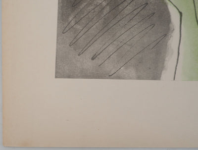 Pablo PICASSO : Dora Maar en pleurs, Lithographie et pochoir signée