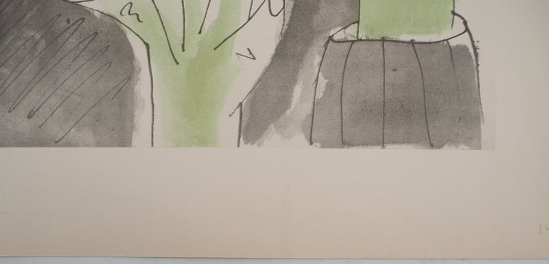 Pablo PICASSO : Dora Maar en pleurs, Lithographie et pochoir signée