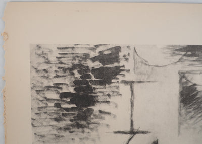 Pablo PICASSO : L'homme à la pipe, Lithographie et pochoir