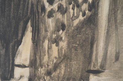 AF Edgar DEGAS: Model with arched back, Original engraving, 1935