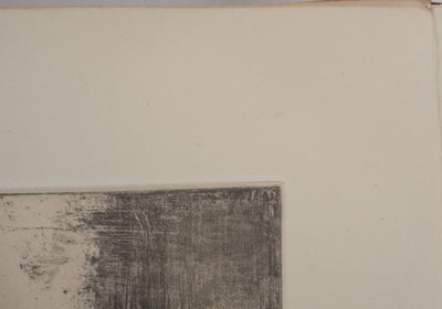 AF Edgar DEGAS: Model with arched back, Original engraving, 1935
