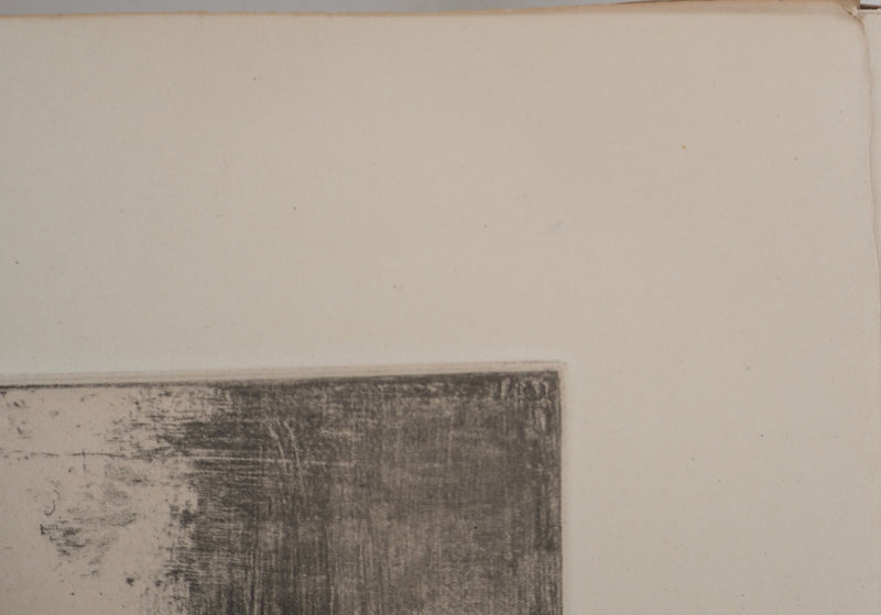 AF Edgar DEGAS: Model with arched back, Original engraving, 1935
