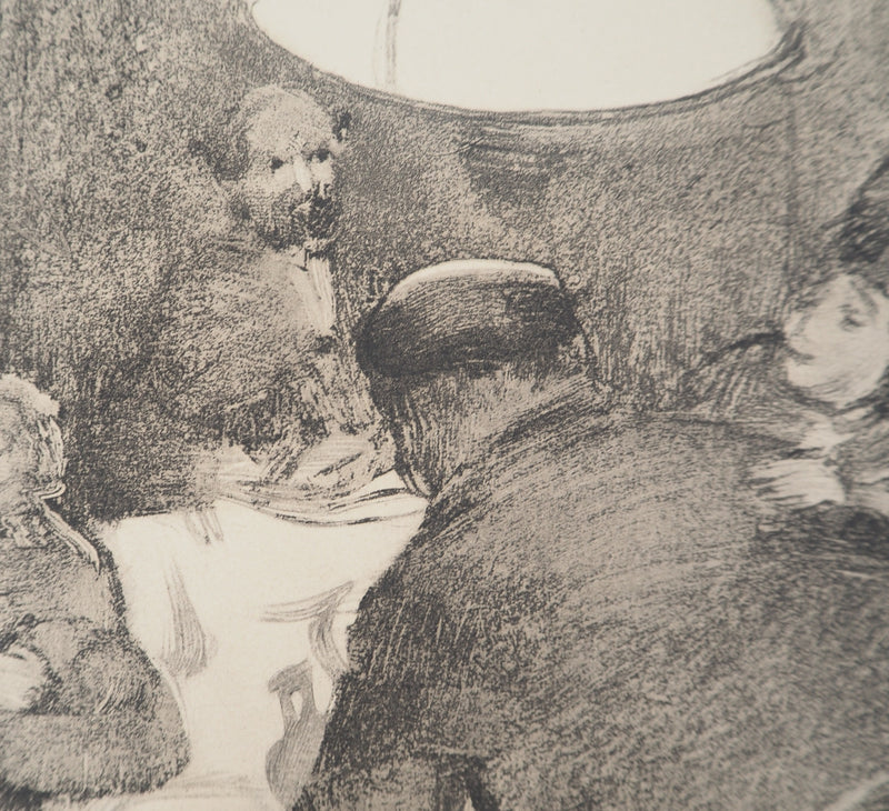 AF Edgar DEGAS: Model with arched back, Original engraving, 1935