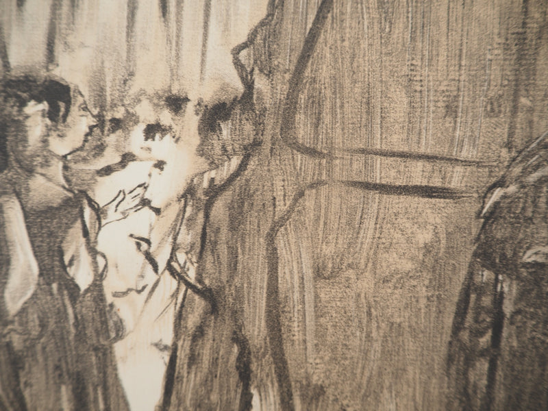 AF Edgar DEGAS: Model with arched back, Original engraving, 1935