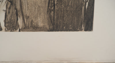 AF Edgar DEGAS: Model with arched back, Original engraving, 1935