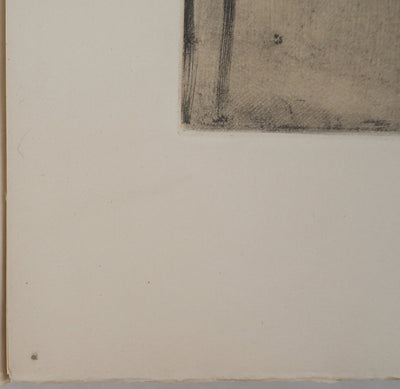 AF Edgar DEGAS: Model with arched back, Original engraving, 1935