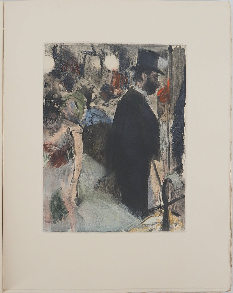 Edgar DEGAS : Dans les loges, Gravure