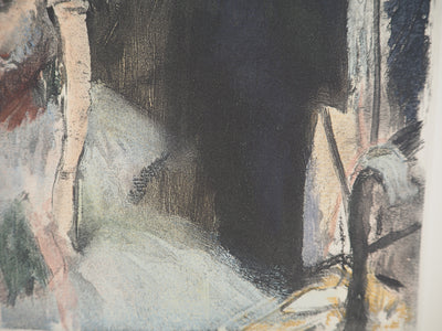 Edgar DEGAS : Dans les loges, Gravure
