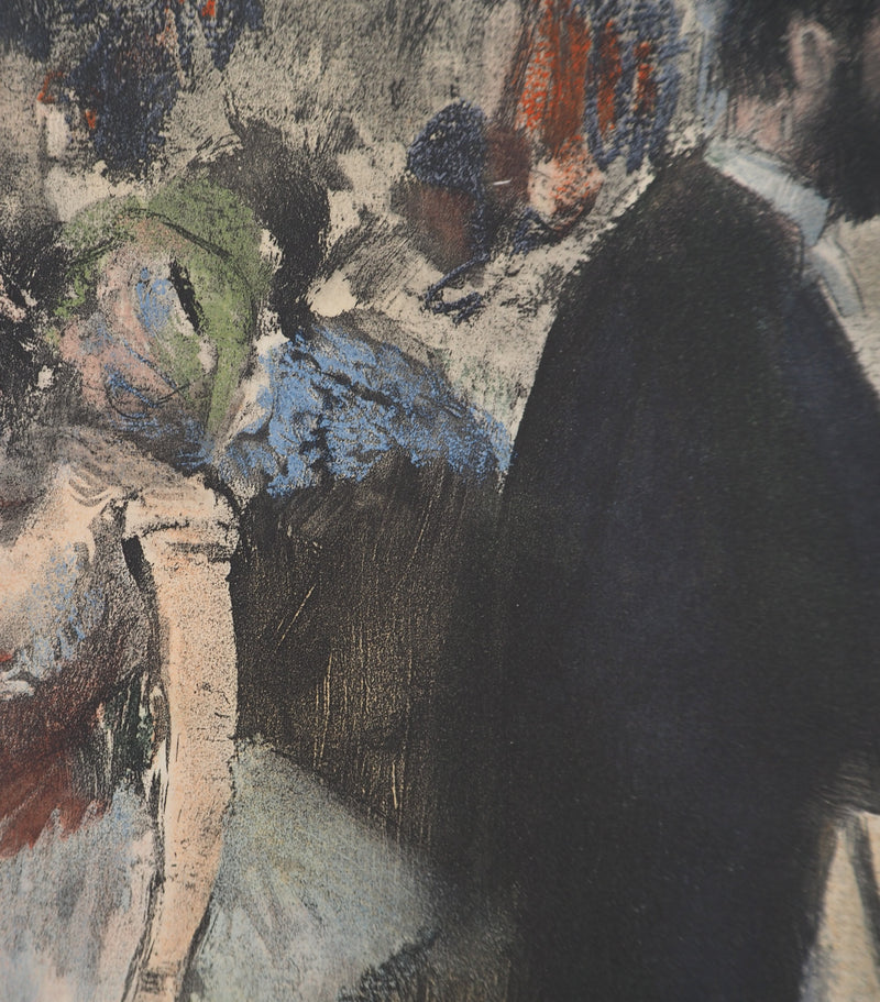 Edgar DEGAS : Dans les loges, Gravure