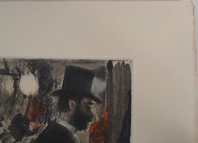 Edgar DEGAS : Dans les loges, Gravure
