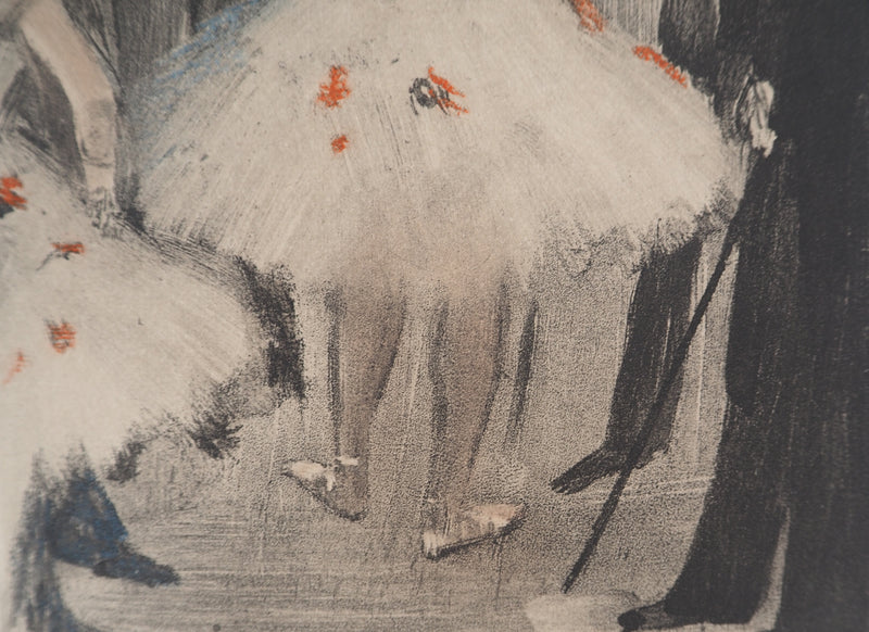 AF Edgar DEGAS: Model with arched back, Original engraving, 1935