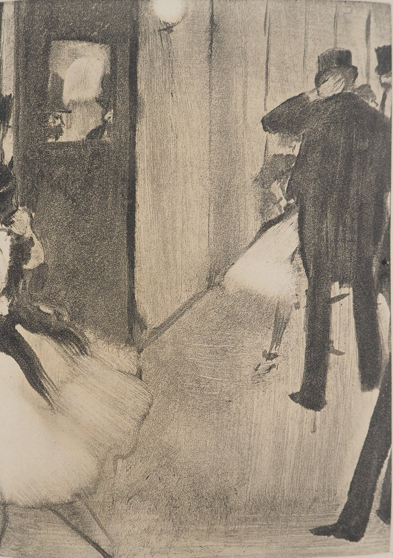 Edgar DEGAS : Rencontre dans les coulisses, Gravure