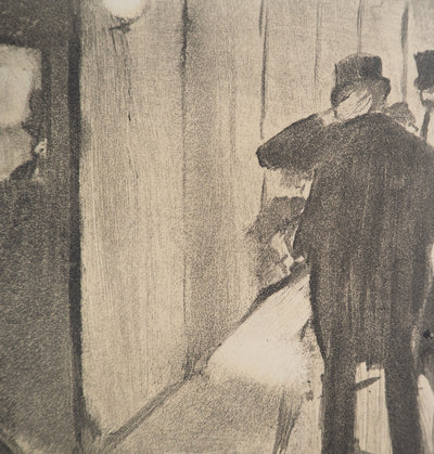 Edgar DEGAS : Rencontre dans les coulisses, Gravure