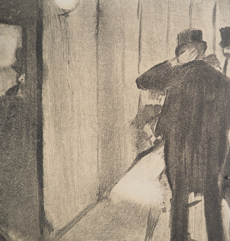 Edgar DEGAS : Rencontre dans les coulisses, Gravure