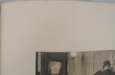 Edgar DEGAS : Rencontre dans les coulisses, Gravure