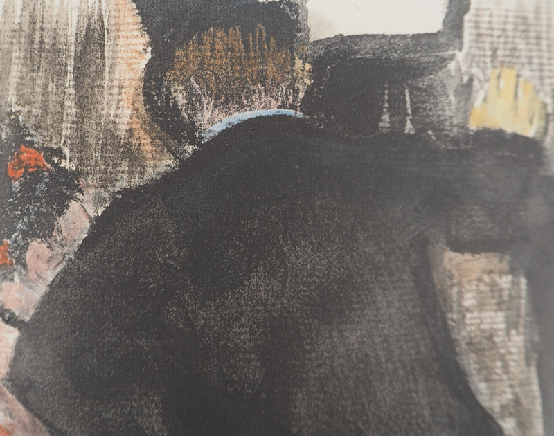 AF Edgar DEGAS: Model with arched back, Original engraving, 1935