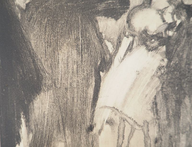 AF Edgar DEGAS: Model with arched back, Original engraving, 1935