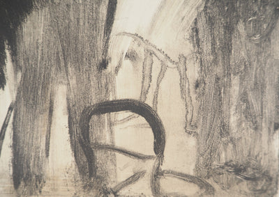 AF Edgar DEGAS: Model with arched back, Original engraving, 1935