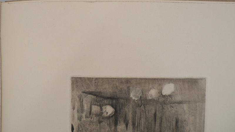 Edgar DEGAS : Dans le hall du théâtre, Gravure