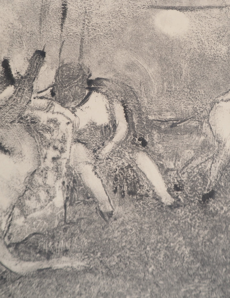 AF Edgar DEGAS: Model with arched back, Original engraving, 1935
