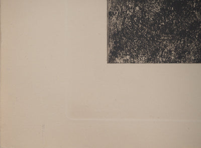 AF Edgar DEGAS: Model with arched back, Original engraving, 1935