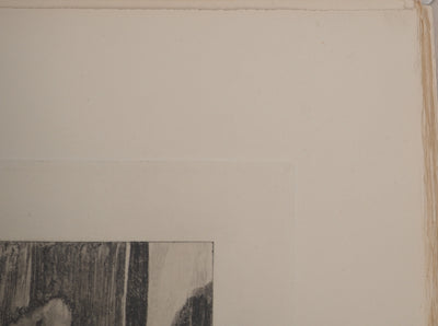 AF Edgar DEGAS: Model with arched back, Original engraving, 1935