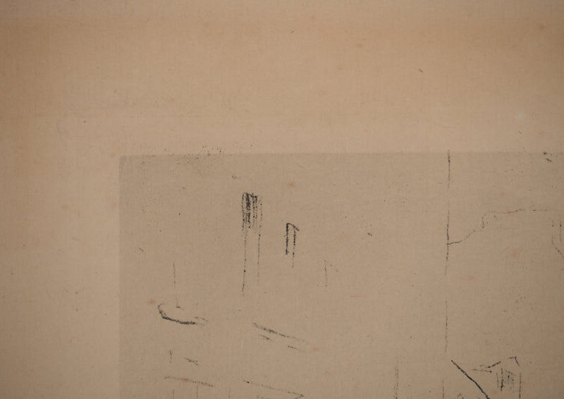 Honoré DAUMIER : Errance des saltimbanques, Héliogravure signée