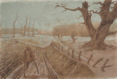 Jean-Pierre STHOLL : Le gueux, Lithographie originale signée