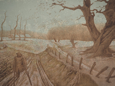 Jean-Pierre STHOLL : Le gueux, Lithographie originale signée