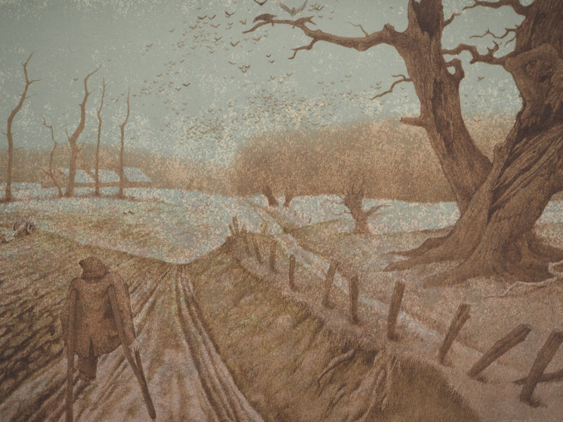 Jean-Pierre STHOLL : Le gueux, Lithographie originale signée