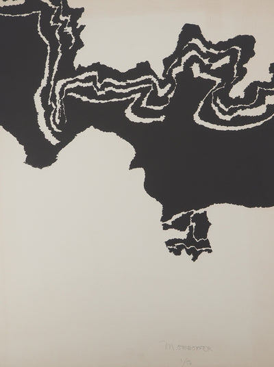 Léon GAUCHEREL: The sea, Original signed engraving