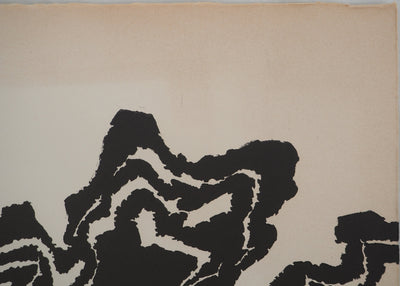 Léon GAUCHEREL: The sea, Original signed engraving