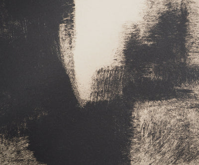 Nicolas CARREGA : Paysage flou, Lithographie originale signée