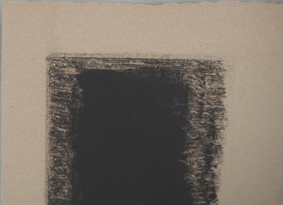 Nicolas CARREGA : Paysage flou, Lithographie originale signée