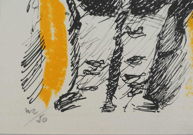 AF Roger MONTANE: Summer in the countryside, Original signed lithograph
