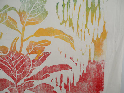 David LUTT : La plante de feu, Gravure originale signée