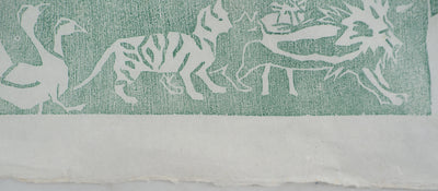 David LUTT : L'arche de Noé, Gravure originale signée