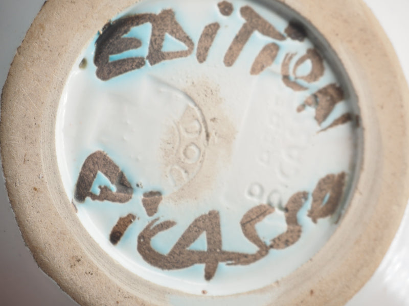 Pablo PICASSO : Taureau, Céramique originale Madoura