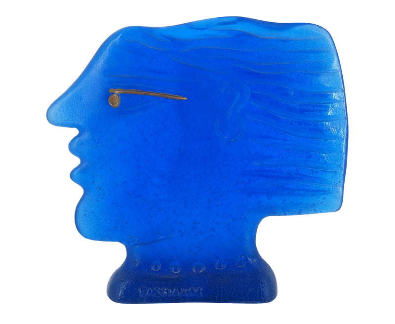 Alekos FASSIANOS : Grand Kallisti, Sculpture en pate de cristal signée