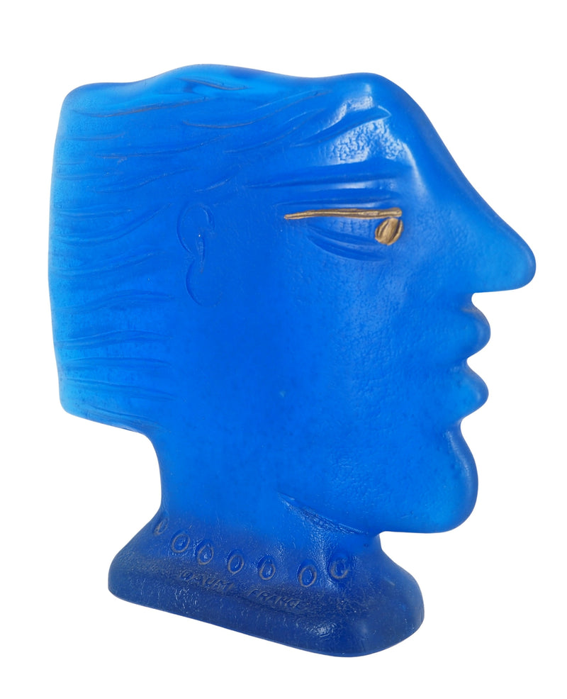 Alekos FASSIANOS : Grand Kallisti, Sculpture en pate de cristal signée